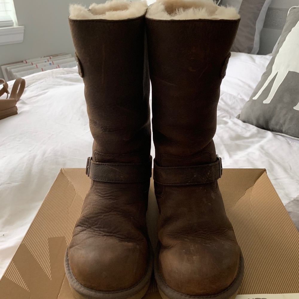 UGG Australia 'Kensington' Brown Boot Size 8
